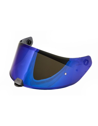 VISIÈRE HYPER/DEVIL BLU CHROMED A+pins