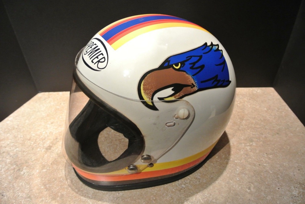 Casco da pilota d'archivio
